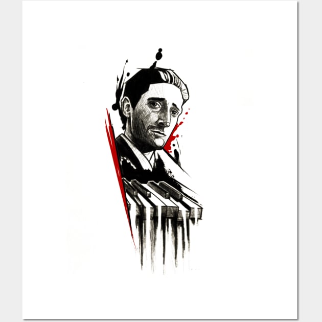 The Pianist Wall Art by TattooShirts